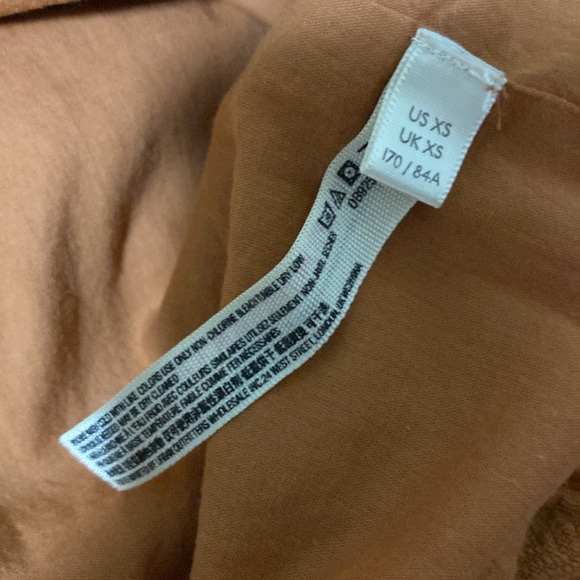 Free People Boho Style Strapless Rust Top XS - Picture 8 of 9